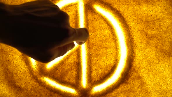 Symbol on the Sand