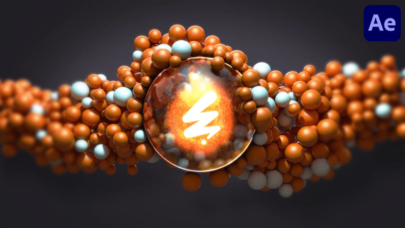 Abstract Sphere Logo for After Effects alt