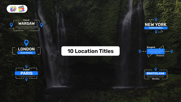 Design Location Titles for FCPX alt