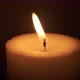 Burning candle extinguished to darkness - VideoHive Item for Sale