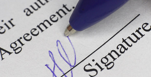 Signing Contract Macro