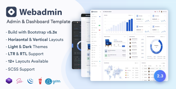 Webadmin - Responsive Admin Dashboard Template