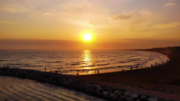 Sea Point and Beach Sunset View