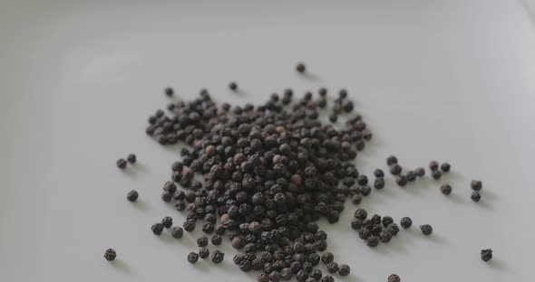 Group of peppercorns in a pile