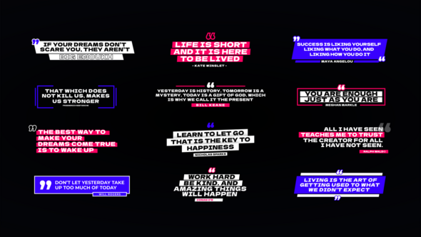 Text Quotes Animation - FCPX alt