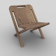 Wooden Folding Chair - 3DOcean Item for Sale