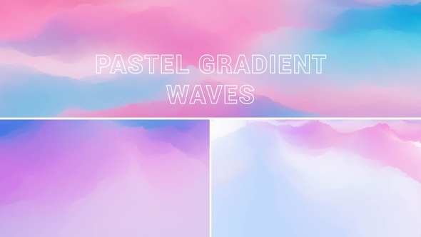 Pastel Gradient Waves