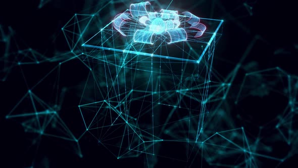 Gift Hologram Close Up Hd