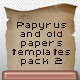 Papyrus And Old Papers Templates Pack 2 - GraphicRiver Item for Sale
