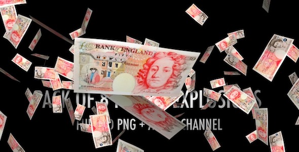 Money Explosion - UK Pounds (8-Pack)
