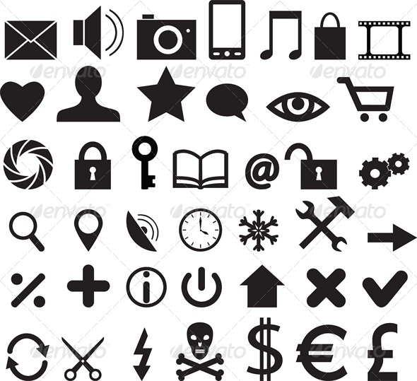 Set of Web, Business and Mobile Icons