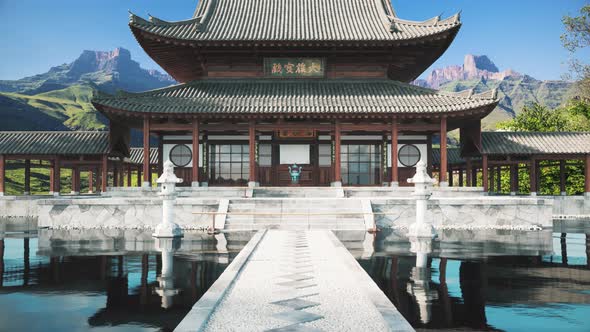 Byodo-in Temple at Valley of the Temple