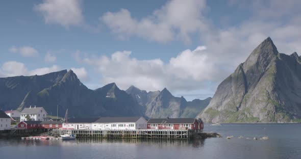 lofoten village ocean timelapse fishing environment nature