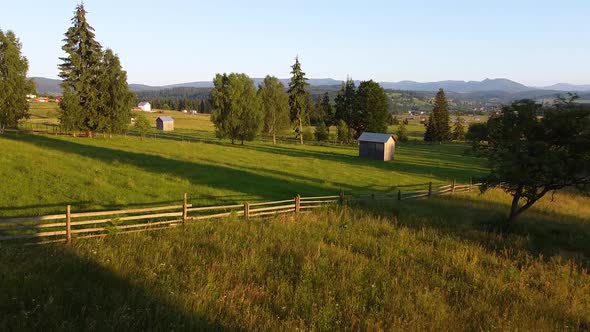 Country Side Barn Landscape