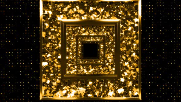 Golden Tunnel Background alt