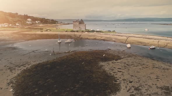 Sun Ocean Bay at Castle Ruins Aerial