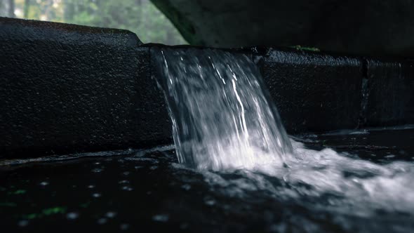 Small Waterfall in the Park