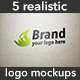 5 Realistic Logo Mockups - GraphicRiver Item for Sale