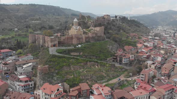 Aerial view of Old Tbilisi. Georgia