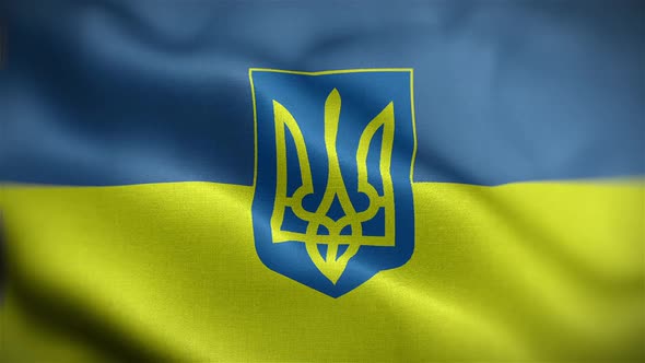 Ukrainian Flag Front