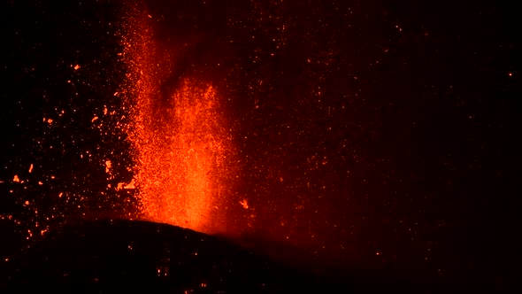 Volcanic eruption in La Palma Canary Islands 2021