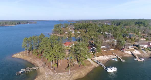 Aerial Lake Neighborhood