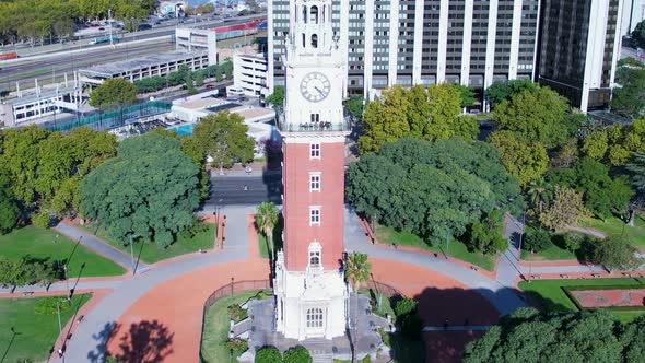 Buenos Aires Argentina. Downtown landscape of tourism landmark city.