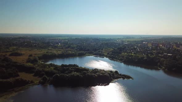 Three Lakes In The Town Of Gorodok 