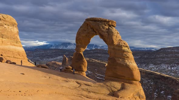 Delicate Arch at Sunset