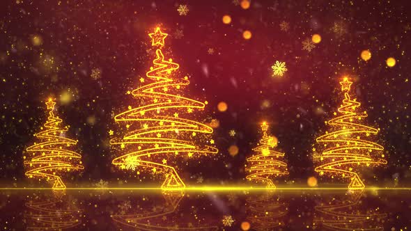 Christmas Trees Background 13