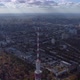 TV tower in Kyiv Ukraine, zoom out. - VideoHive Item for Sale