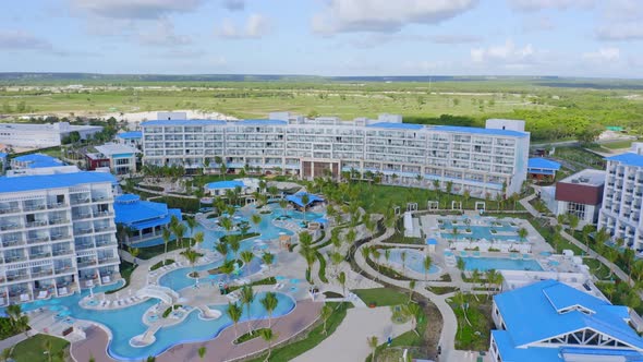 Beautiful aerial view of TUI blue Sensatori resort.