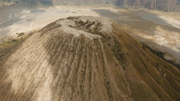 Volcano with a Crater