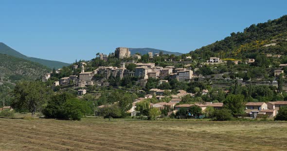 Montbrun les Bains, Auvergne Rhone Alpes region, Drome department, France