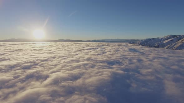 Above the Clouds At Sunrise