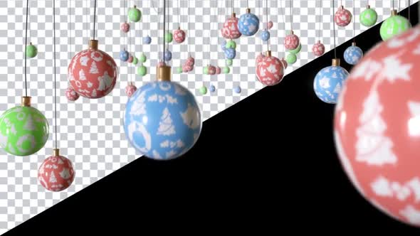 Dangling Christmas Balls alt