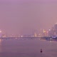 Guangzhou river sunset timelapse with fog - VideoHive Item for Sale