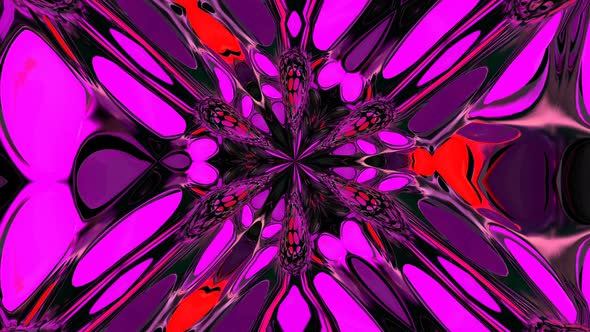 Pink Abstract Flower