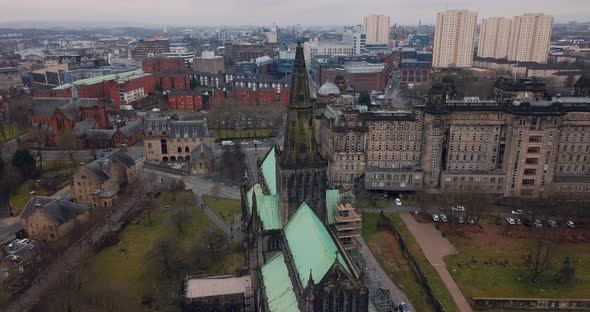 Glasgow Cathedral In Scotland