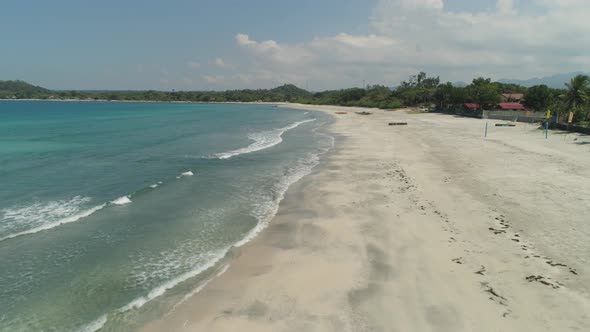 Beautiful Beach with White Sand