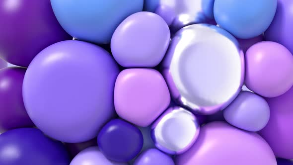 Abstract background with soft colored balls alt