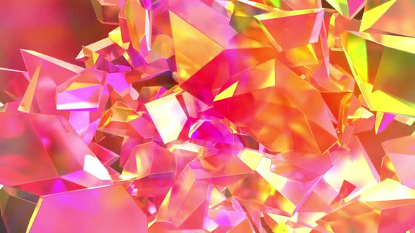 Rainbow Shatter Glass