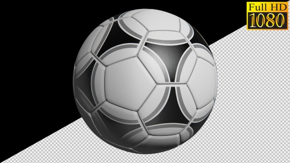 Football Soccer Ball On Alpha Channel Loops Pack V2 alt