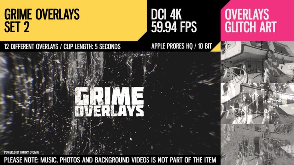 Grime Overlays (4K Set 2)