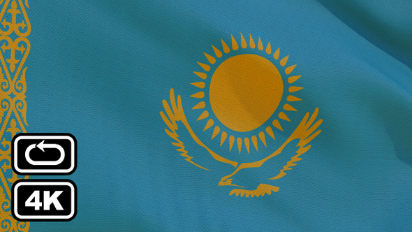 Kazakhstan Flag