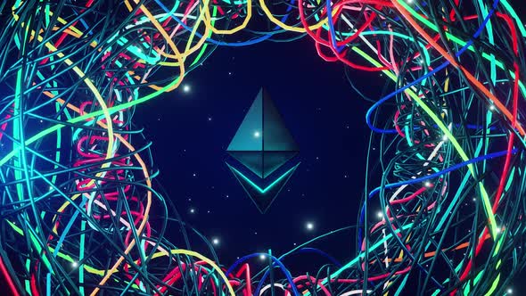 Space Travel Ethereum Crypto Background HD