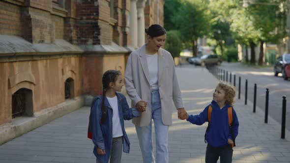 Little Children Has a First Day at School