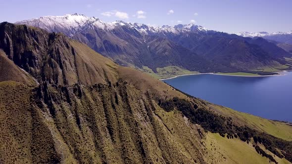 Southern Alps in New Zealand