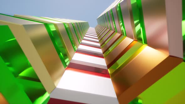 Futuristic Facade Building Future City Construction Business Concept Urban Town alt