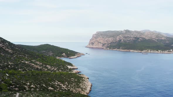 Landscape of the Coastline of the Island Dron  Video